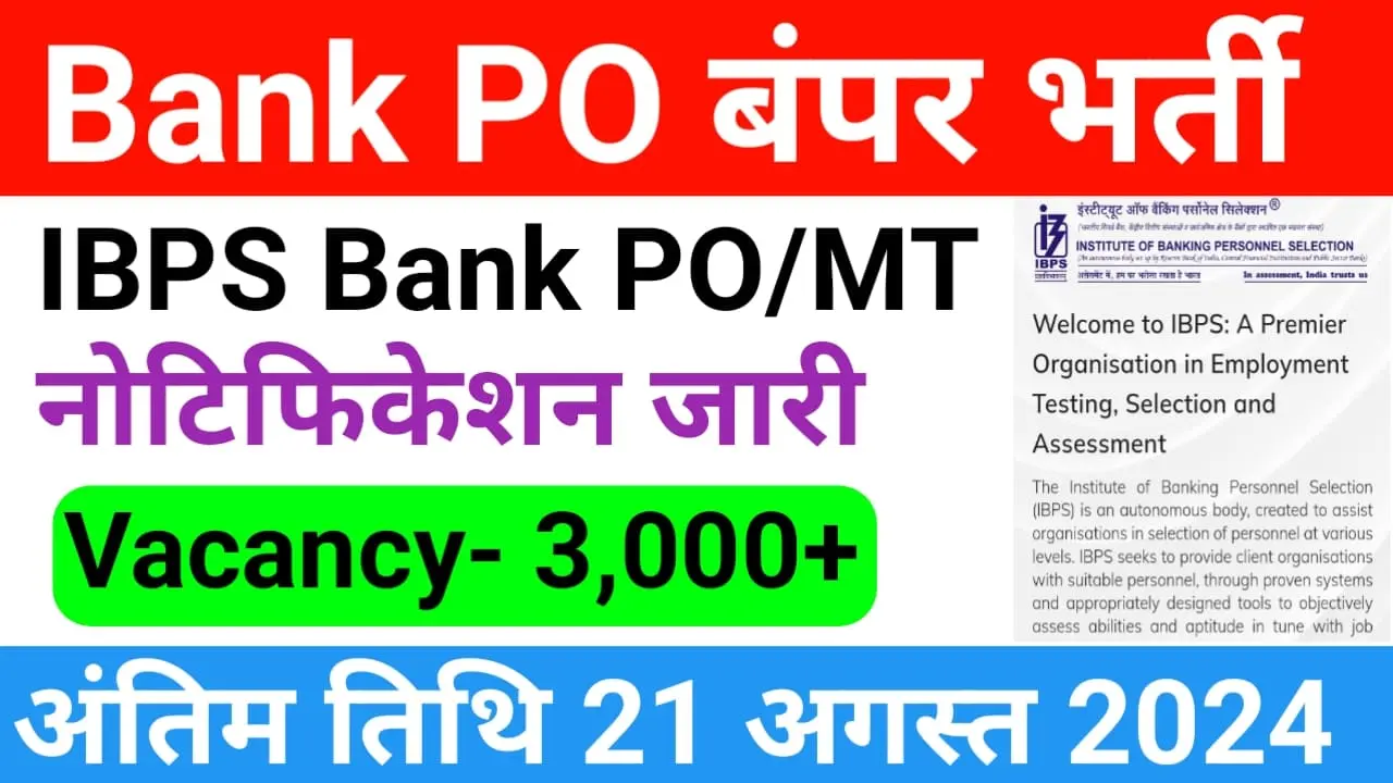 IBPS PO Notification 2024