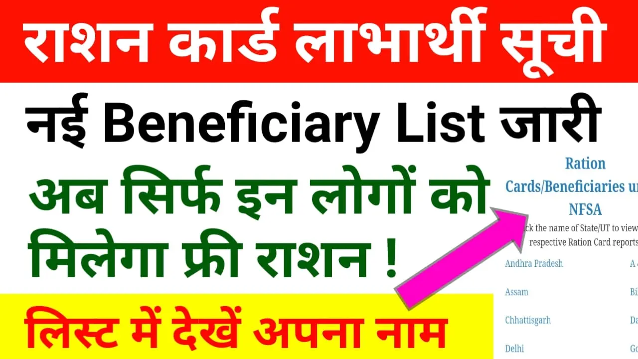 Ration Card Beneficiary List