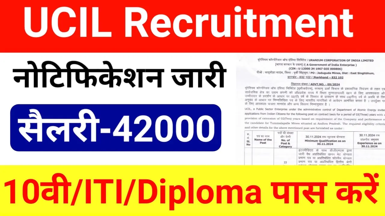 UCIL Recruitment 2024